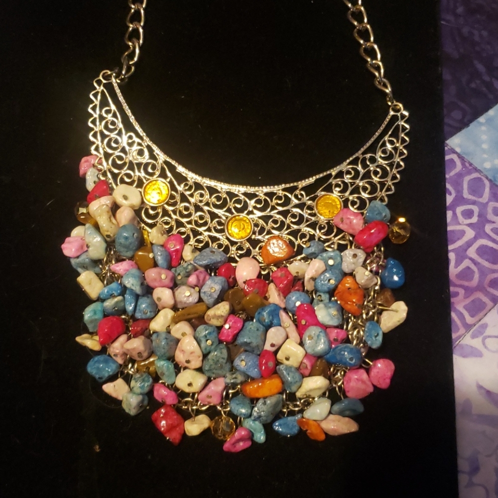 Vintage Erica Lyons Bib Statement Necklace